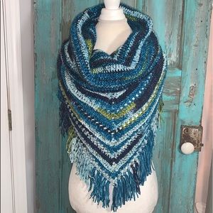 Wild Oleander Scarf, Handmade, NWT